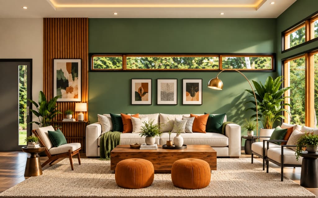 Living room transformation, Bangalore after painting
